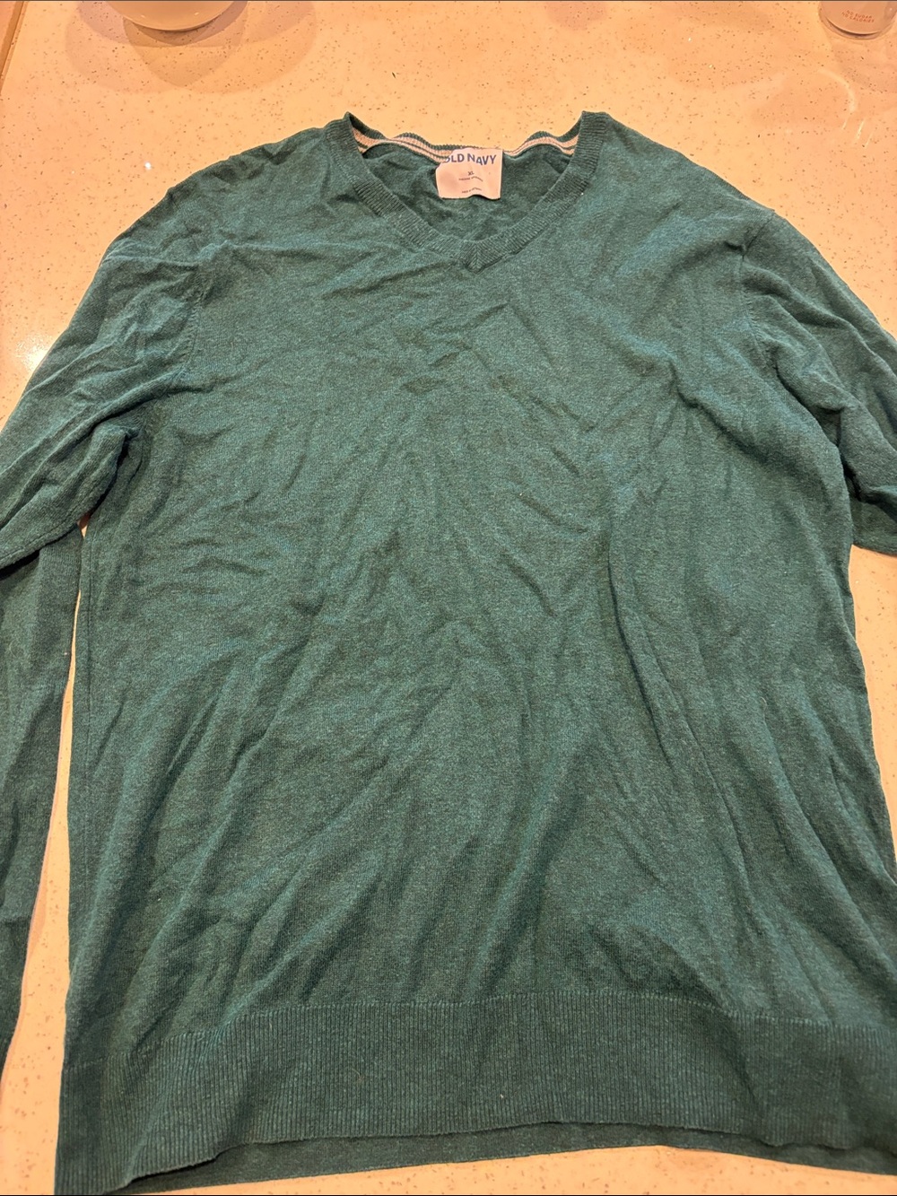 Old Navy Men's Teal Crewneck Sweater